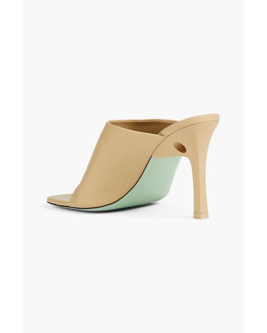 Off-White c/o Virgil Abloh White Meteor Leather Mules