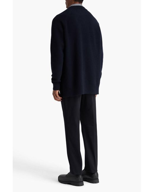 Jil Sander Blue Wool Sweater for men