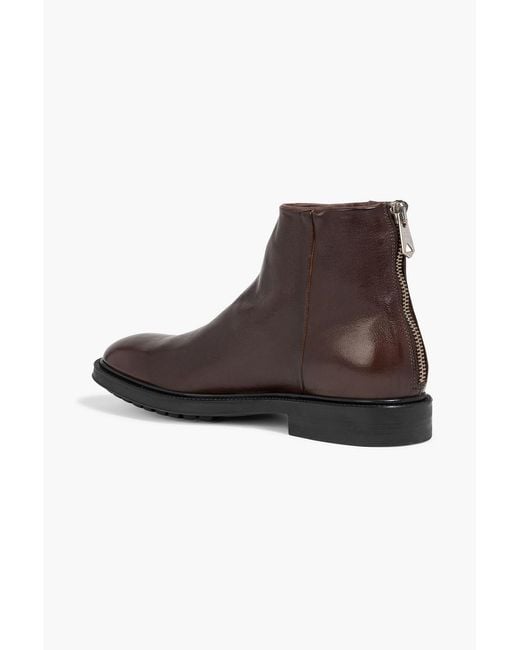Paul Smith Brown Nik Leather Boots for men