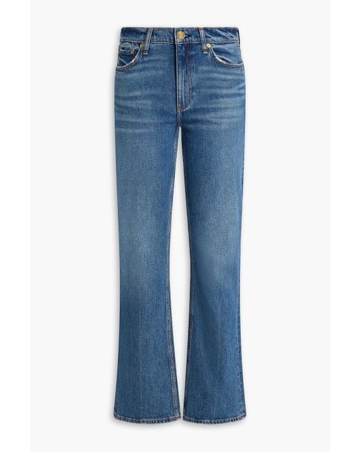 Rag & Bone Blue Peyton High-Rise Bootcut Jeans