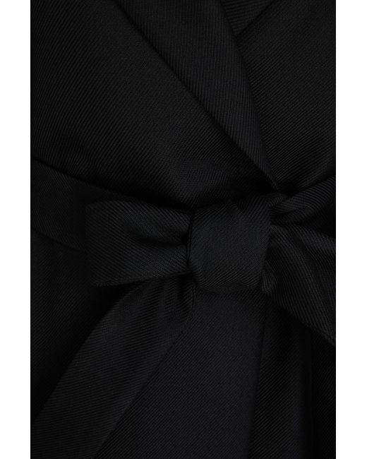 Joseph Black Colbert Wool-Blend Ottoman Coat