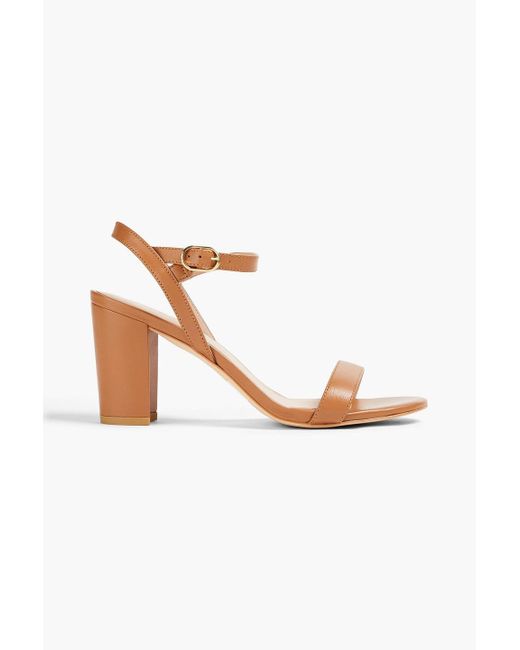 Stuart Weitzman White Dancer 75 sandalen aus leder
