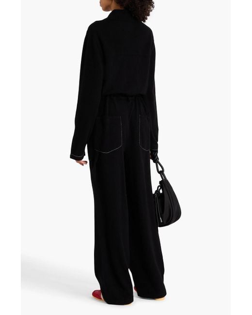 Guest In Residence Black Everywhere jumpsuit aus kaschmir