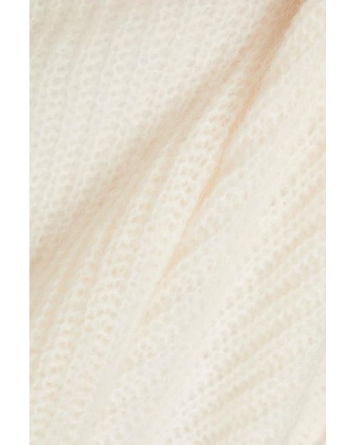 By Malene Birger White Dipoma Brushed Knitted Sweater