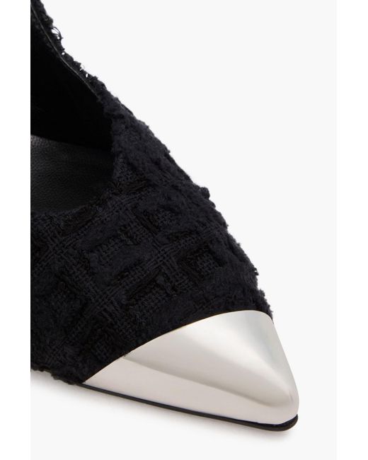 IRO Black Damaia Metallic Fil Coupé Pumps