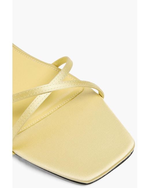 Totême  White Satin Sandals
