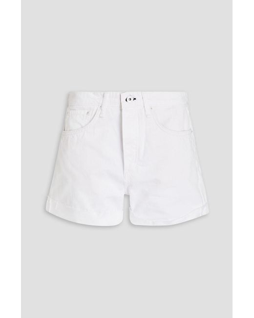 Rag & Bone White Rosa Denim Shorts