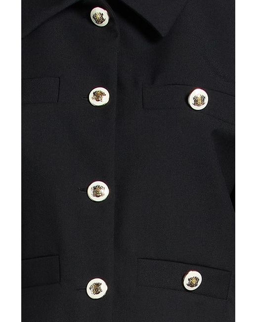Sandro Black Twill Jacket