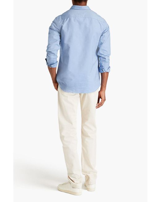 A.P.C. Blue Cotton-chambray Shirt for men