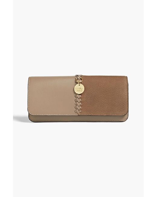 See By Chloé Natural Tilda Two-tone Leather Wallet