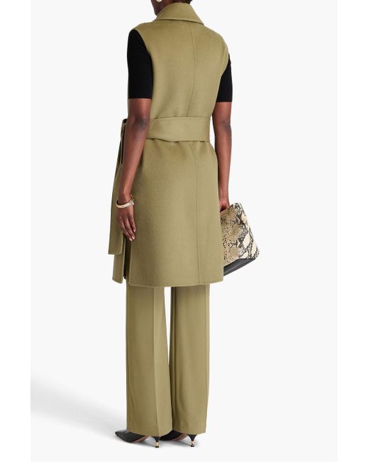 Joseph Green Garance Wool And Cashmere-Blend Felt Vest