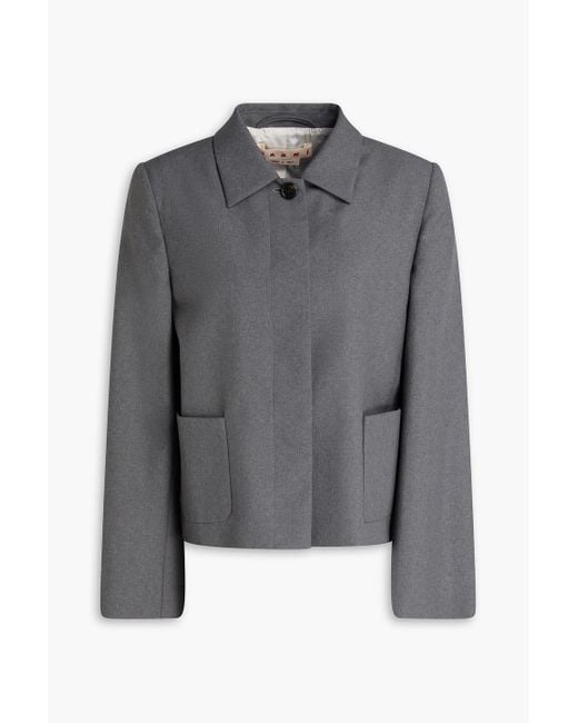 Marni Gray Wool Jacket