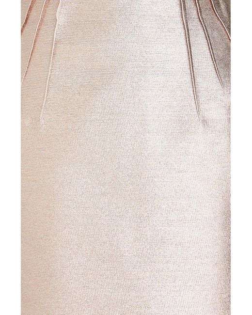 Emilia Wickstead Natural Judi minikleid aus crêpe mit -effekt