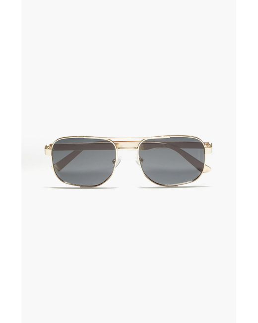 By Malene Sherman Aviator-style Sunglasses Metallic | Lyst