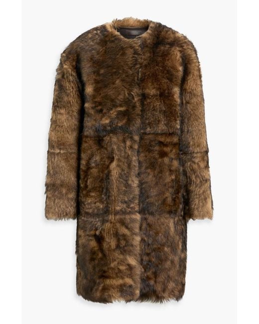 Zimmermann Brown Shearling Coat