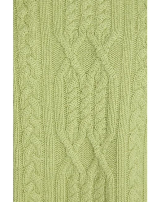 arch4 Green Kaschmirpullover "smithfield" mit zopfstrickmuster