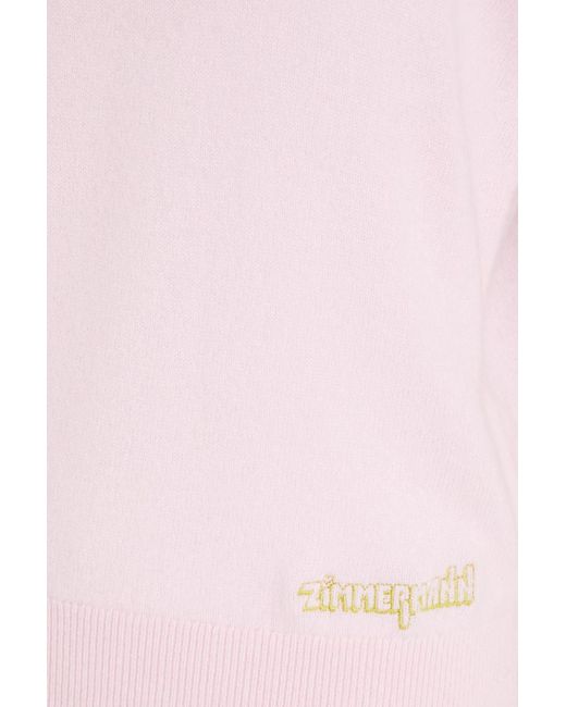 Zimmermann Pink Cashmere Sweater