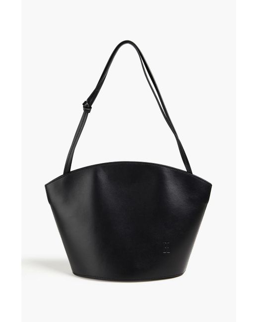 By Malene Birger Black Oblas Leather Shoulder Bag