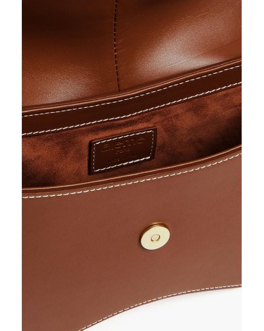 Elleme Brown Space Leather Shoulder Bag