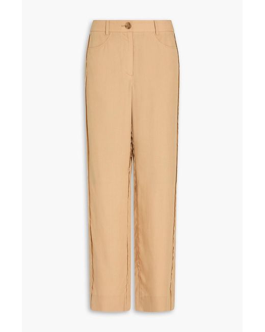 Rejina Pyo Natural Cora Lyocell Straight-Leg Pants