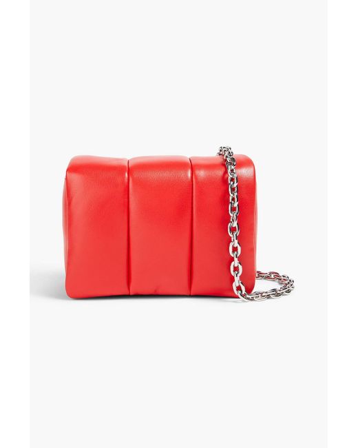 Stand Studio Red Ery Quilted Leather Shoulder Bag