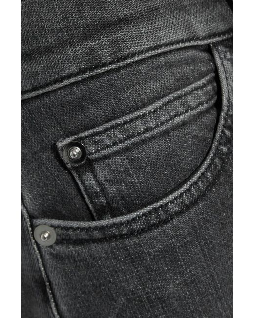 IRO Gray Tober Cropped Low-rise Skinny Jeans
