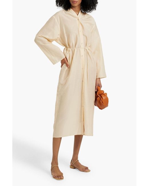 【Herlipto】Cotton-blend Voile Sheer Shirt Cotton-blend Voile Sheer Shirt Cotton-blend Voile Sheer Shirt Herlipto