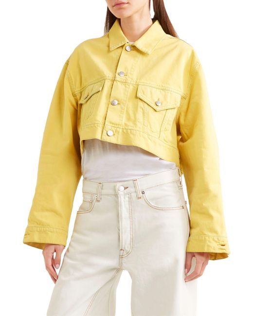 Update 119+ topshop yellow denim jacket latest