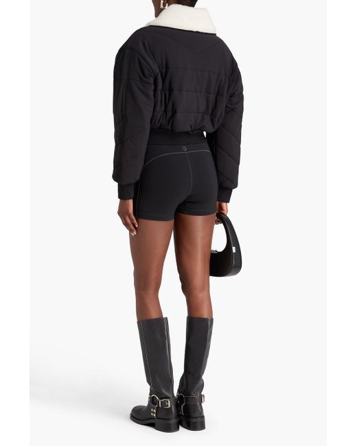 Coperni Blue Skirt-effect Denim Shorts