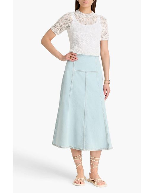 Zimmermann White Knitted Top