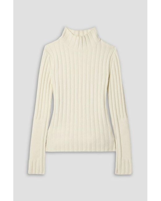 Proenza Schouler White Haven Ribbed Wool-Blend Turtleneck Sweater