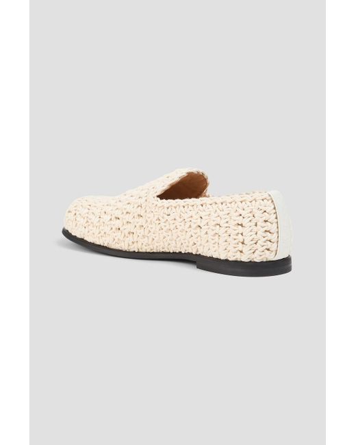 J.W. Anderson Natural Crochet Loafers