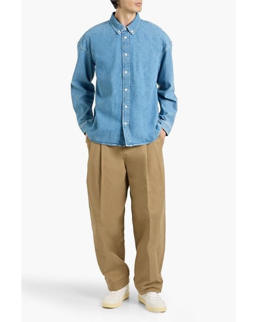 FRAME Blue Denim Shirt for men