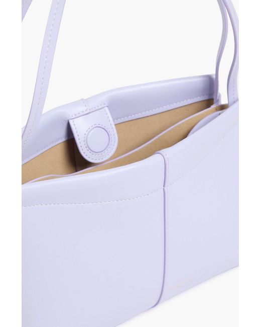 Wandler White Carly Leather Shoulder Bag