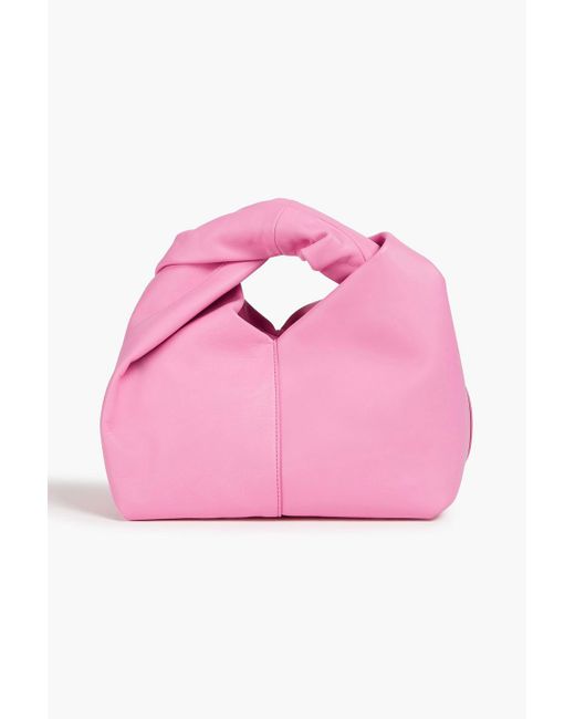 J.W. Anderson Pink Twisted Leather Tote