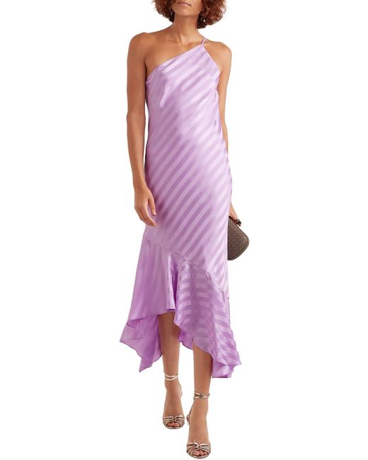 michelle mason purple dress