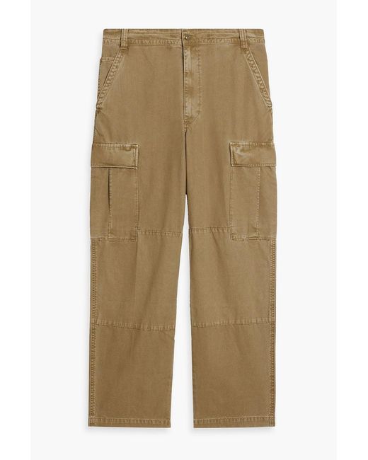 Alex Mill Natural Cotton-Canvas Cargo Pants for men