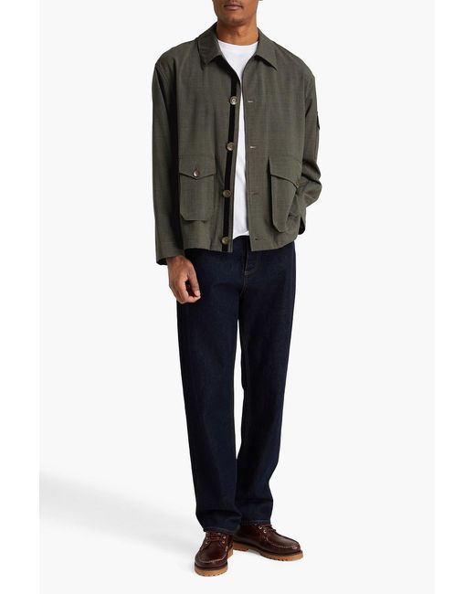 Rag & Bone Green Cade Wool-blend Overshirt for men
