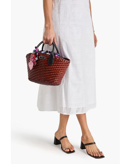 Emilio Pucci Red Leather Bucket Bag