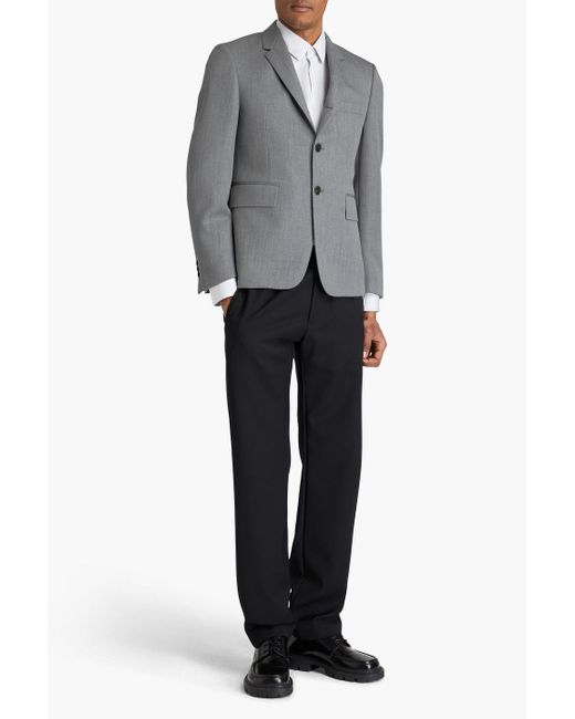 Thom Browne Gray Wool-twill Blazer for men