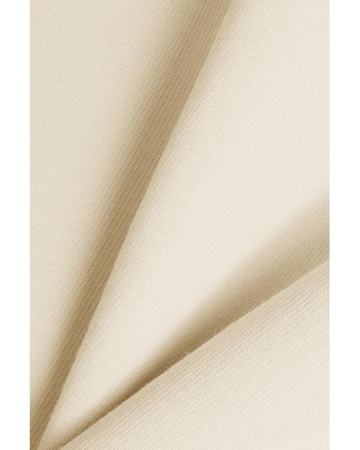 Tibi Natural French Cotton-terry Sweatshirt