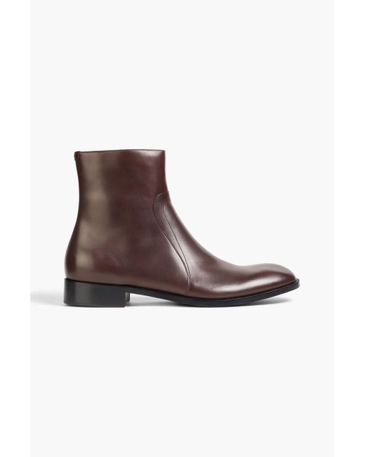 Maison Margiela Brown Leather Chelsea Boots for men
