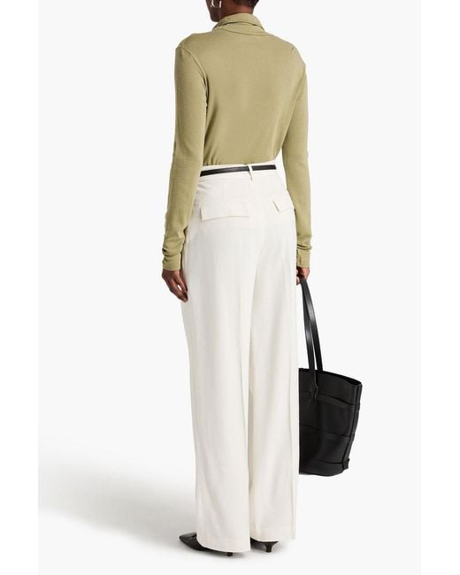 Rohe Green Merino Wool Turtleneck Sweater