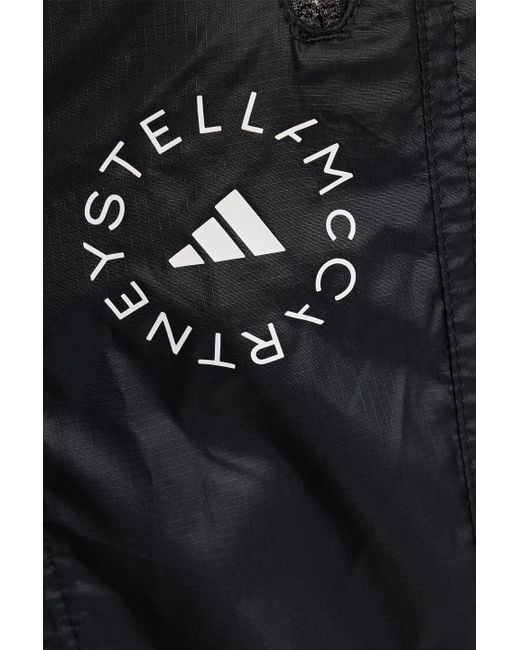 Adidas By Stella McCartney Black Printed Shell Track Pants