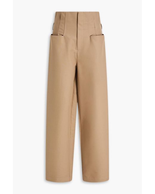 Rohe Natural Cotton-twill Tapered Pants