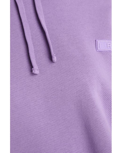 IRO Purple French Cotton-Terry Hoodie
