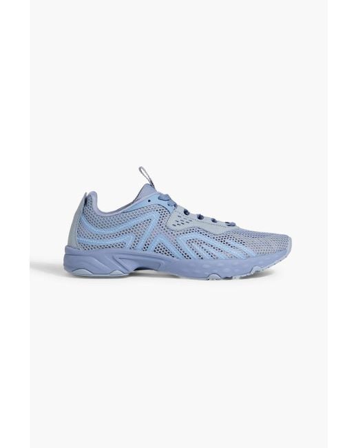 Acne Blue N3w Mesh And Rubber Sneakers for men