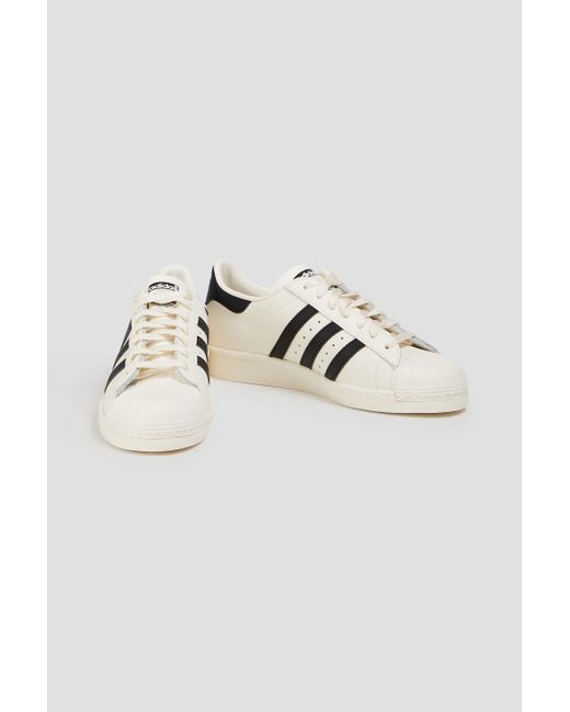 Adidas Originals White Superstar 82 Leather Sneakers for men