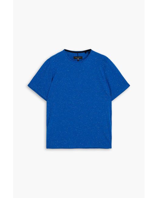 Rag & Bone Blue Donegal Jersey T-shirt for men