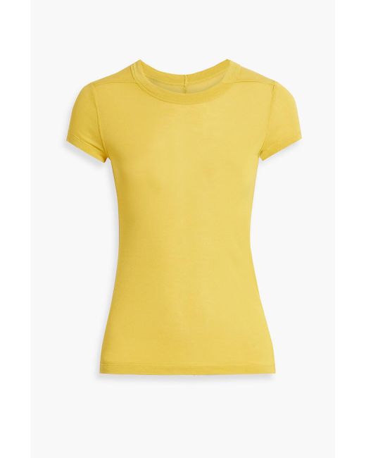 Rick Owens Yellow Jersey T-shirt